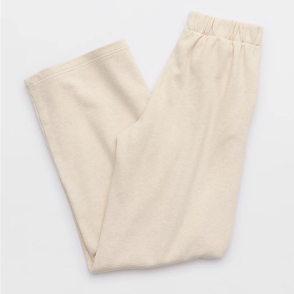 NWT American Eagle Aerie Cozy New Heights Fleece Trouser - XXL - Heather Frost - Picture 5 of 6